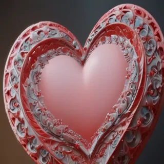 heart background aesthetic