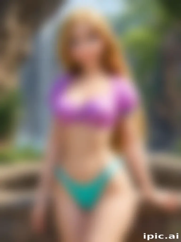 rapunzel in bikini
