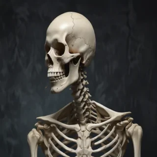skeleton background