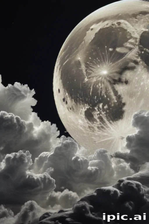 vintage moon art