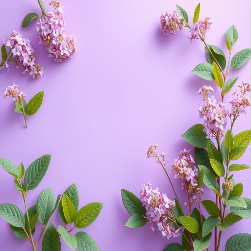 lilac background