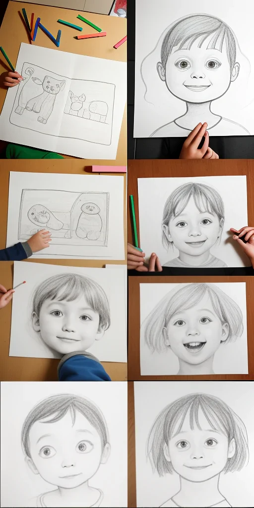 images of children's drawings