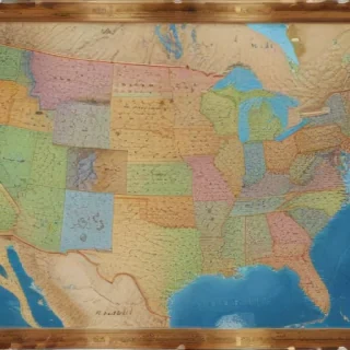united states map