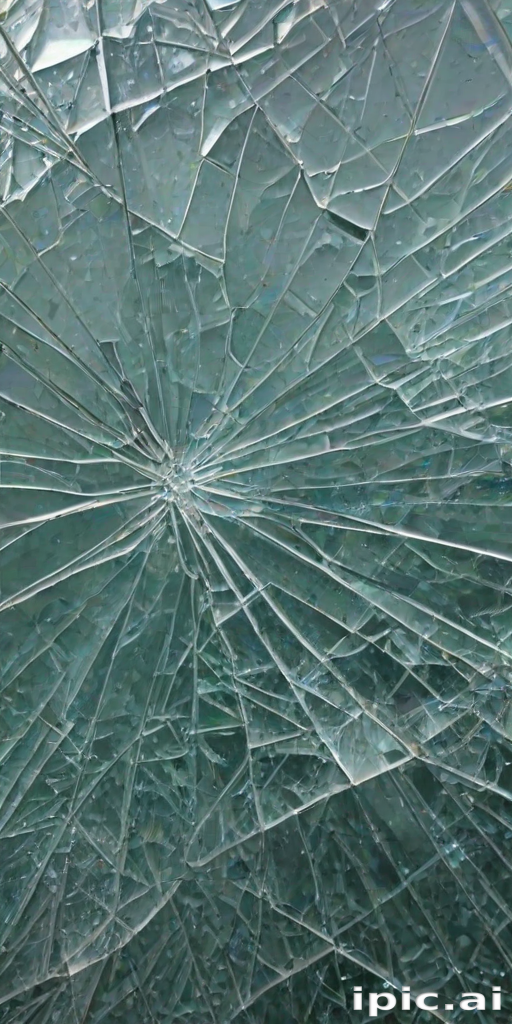broken glass texture
