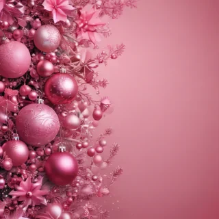 christmas background pink