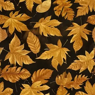 golden leaves background