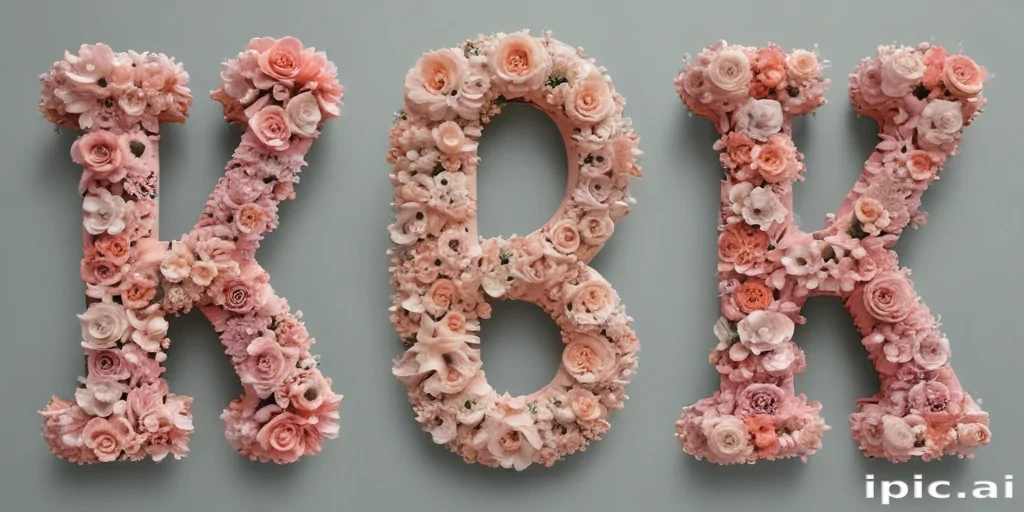 floral letters