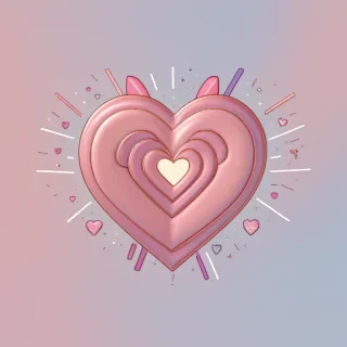 aesthetic heart background