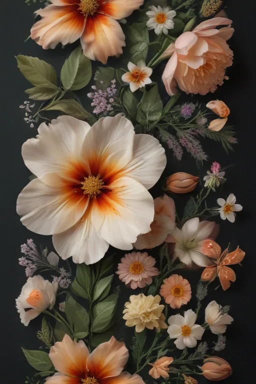 pressed flower png