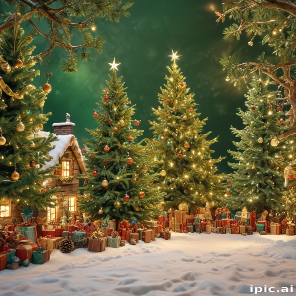 christmas wallpaper green