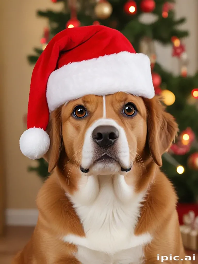 dog pictures christmas