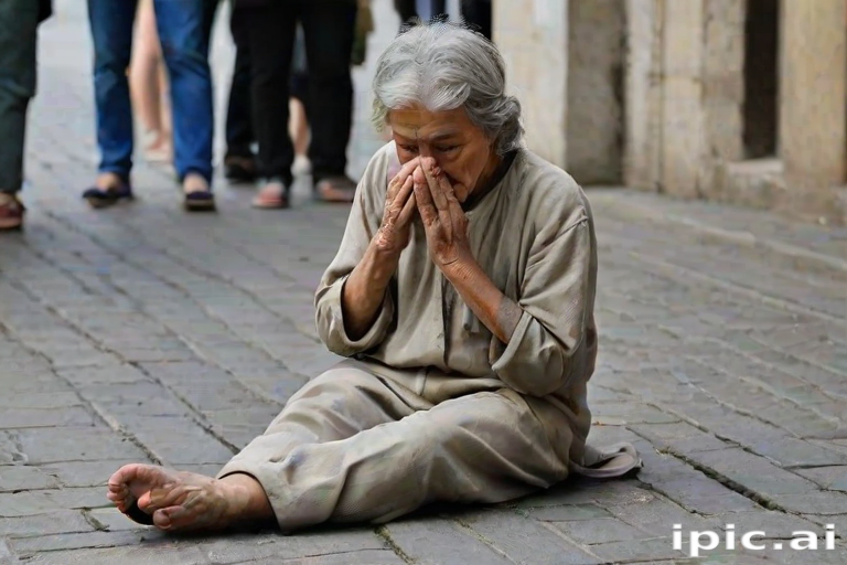 begging