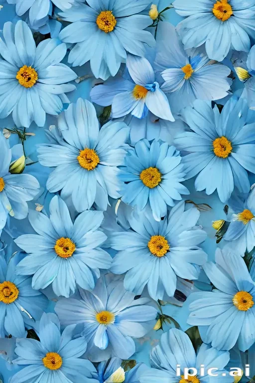blue flower background
