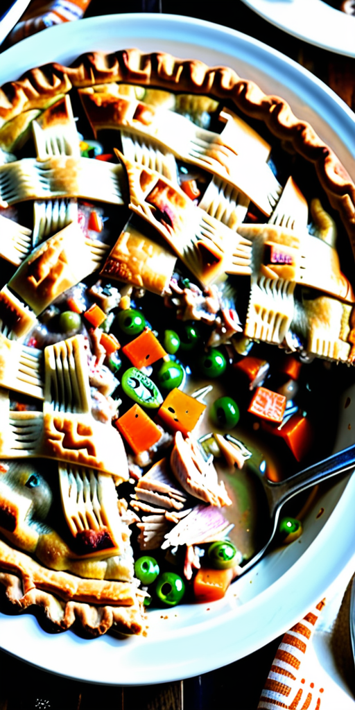 dad's leftover turkey pot pie