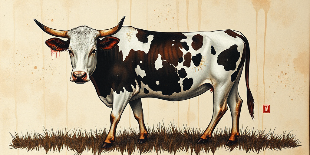aesthetic cow print