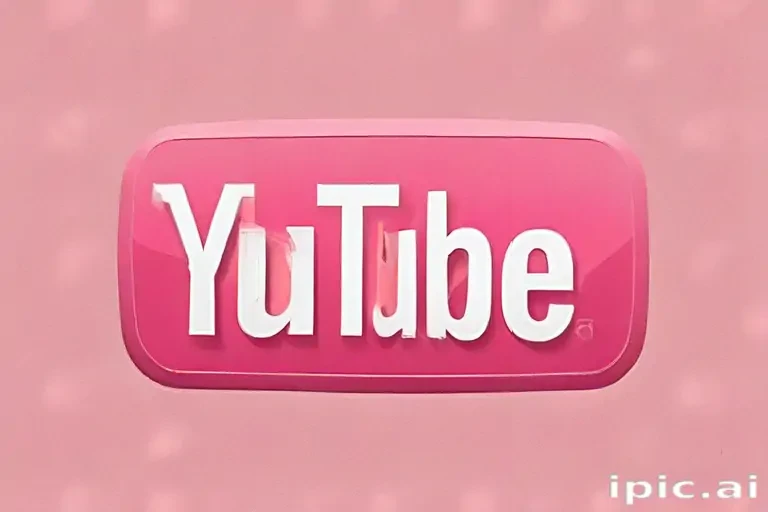 pink youtube logo