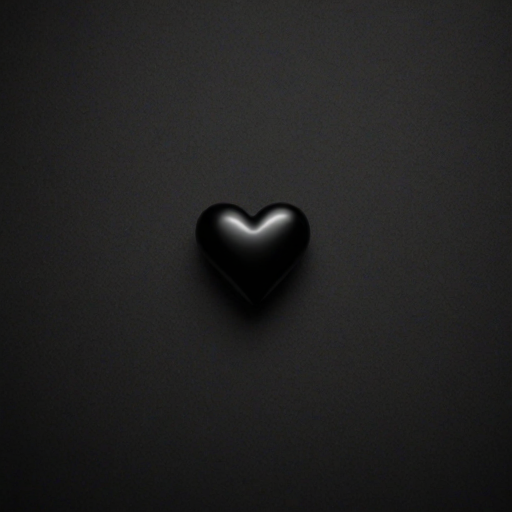 black heart background