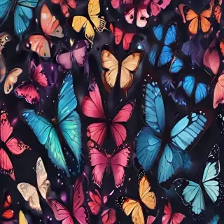 aesthetic butterfly background