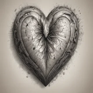 hand drawn heart