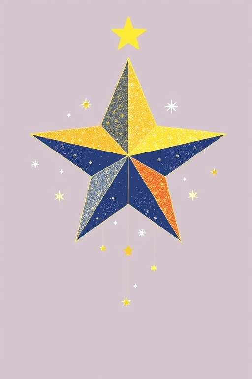 christmas star clipart free