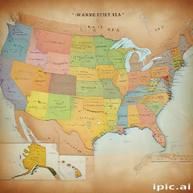 map of the usa states