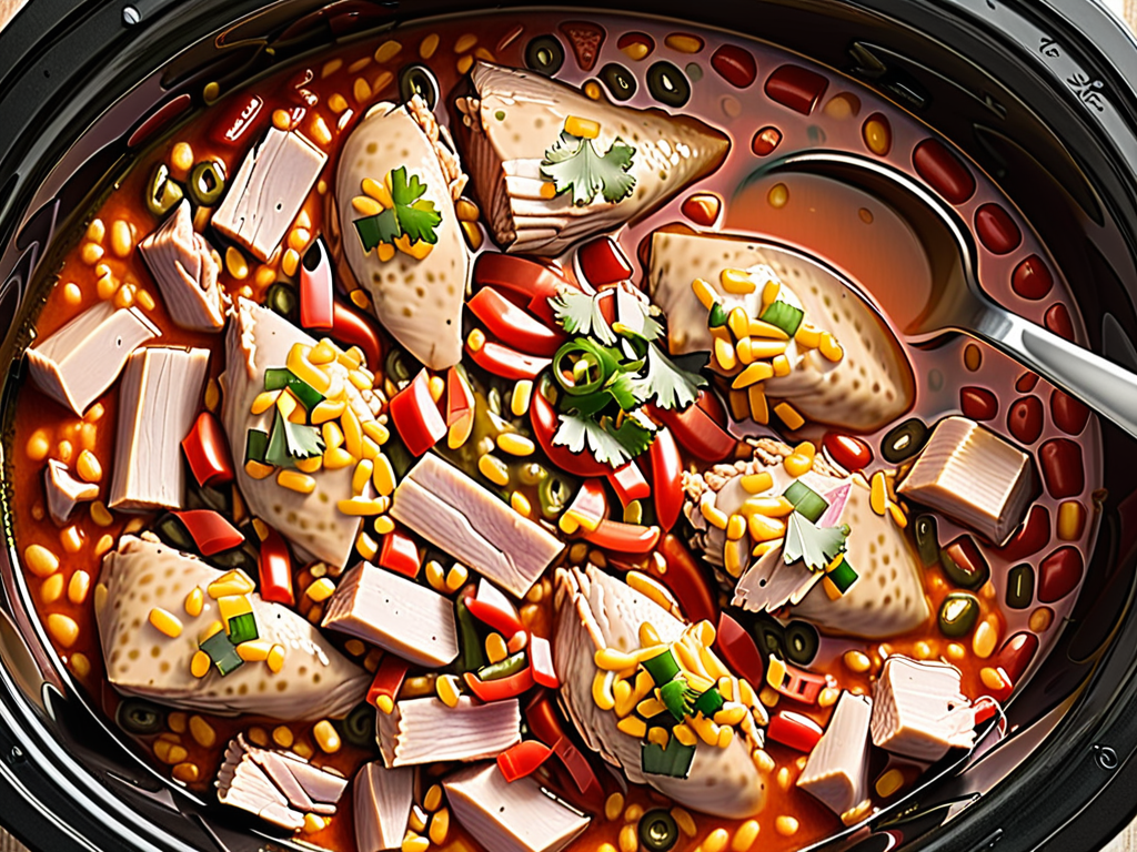 chicken and rotel in crock pot