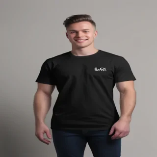 black mockup shirt