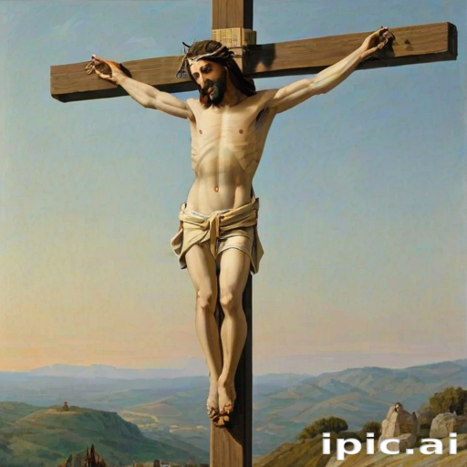 a picture of jesus on the cross