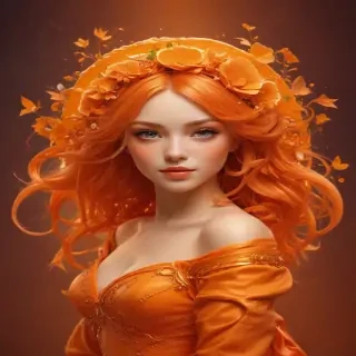 pretty orange backgrounds