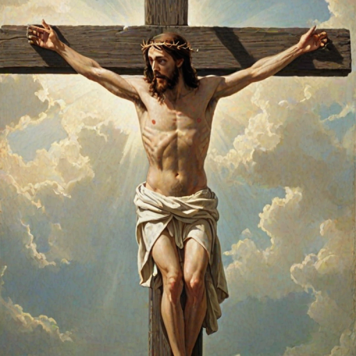 pictures of jesus on a cross