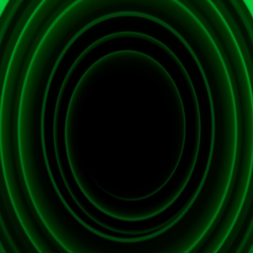 circular green gradient with layered concentric rings, high-resolution, macro view, f/2.8 aperture, ISO 100, 50mm lens, studio lighting