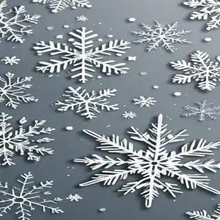 snowflake clipart free
