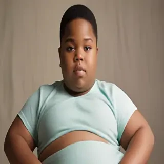 fat black kid