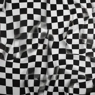 black and white checkered background