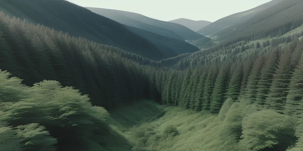 green forest aesthetic