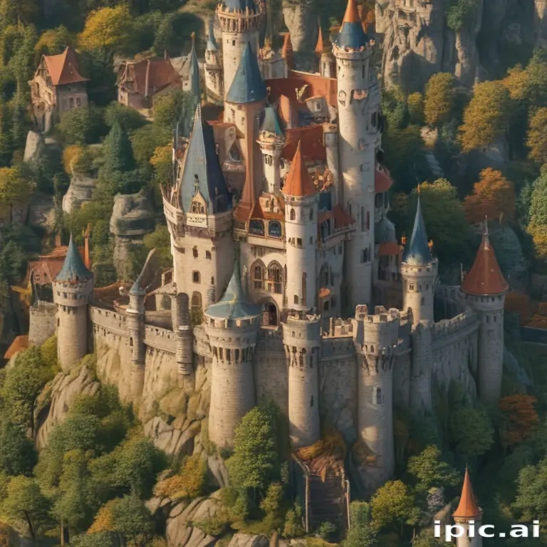 cartoon castle