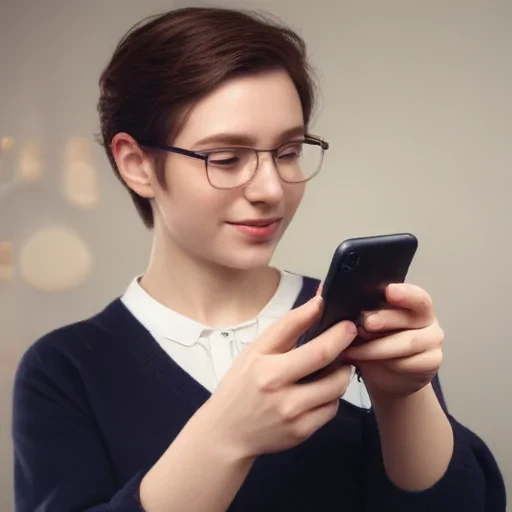 person holding phone