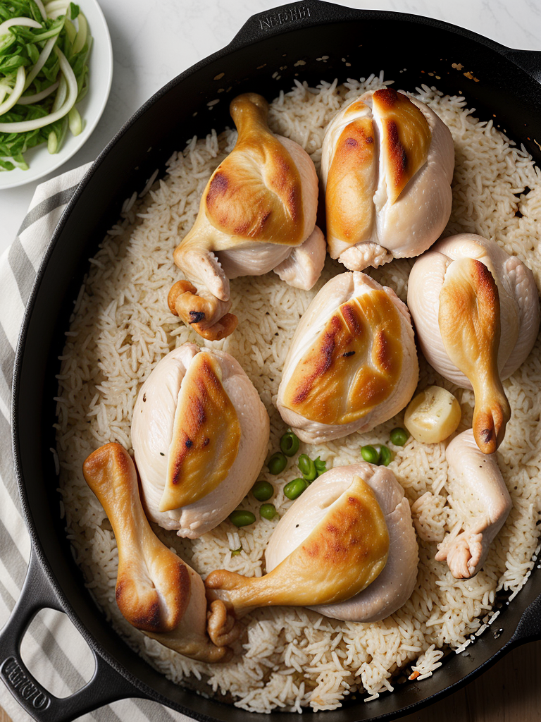 chicken and rice dutch oven