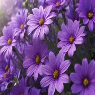 purple flowers background