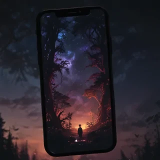 dark aesthetic iphone wallpaper