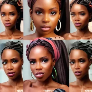 cute african women