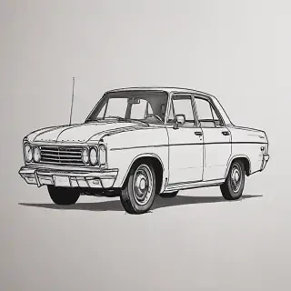 car doodle