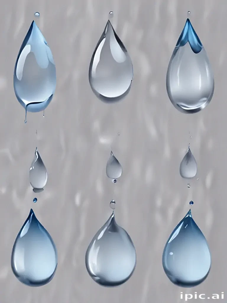 water drops clip art