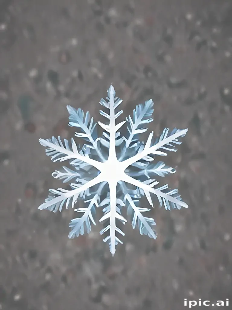 snowflake clipart transparent background