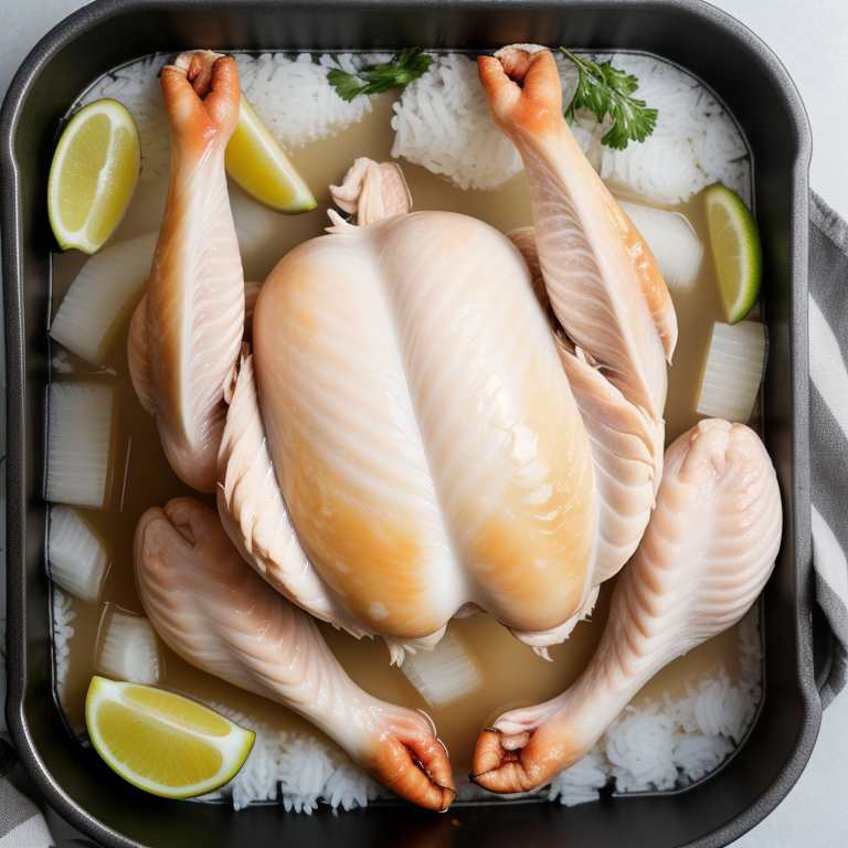 can you brine frozen chicken