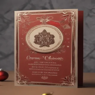 christmas card template psd