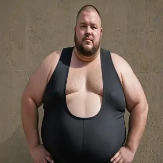fat man black