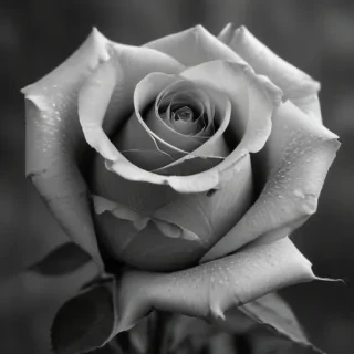 rose pictures in black and white