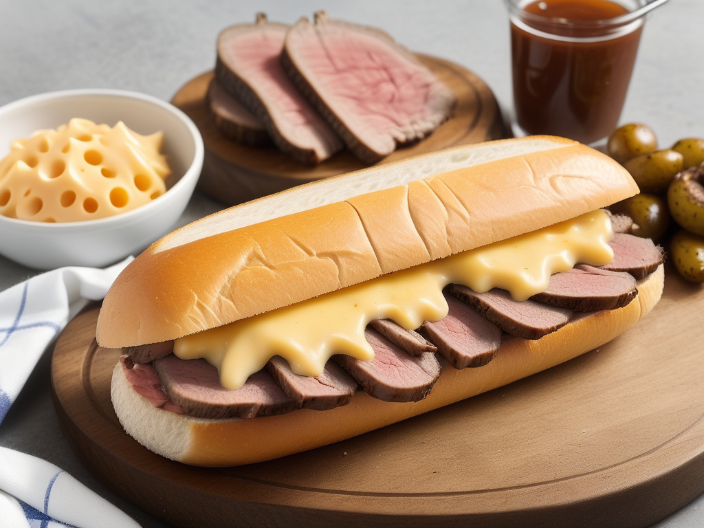 best cheese roast beef sandwich
