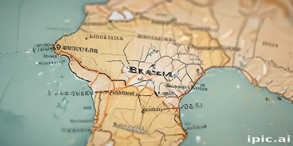 map of brazil